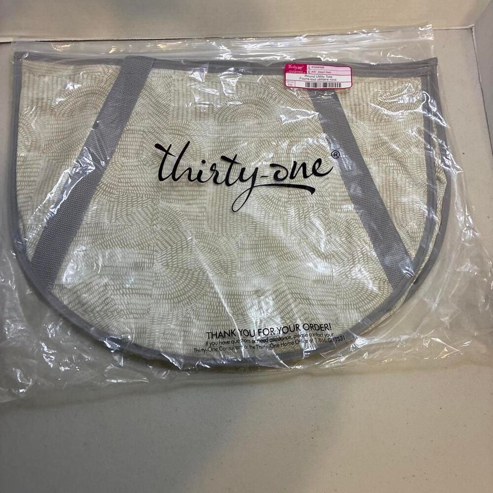Thirty one Women's Grey and Cream Bag